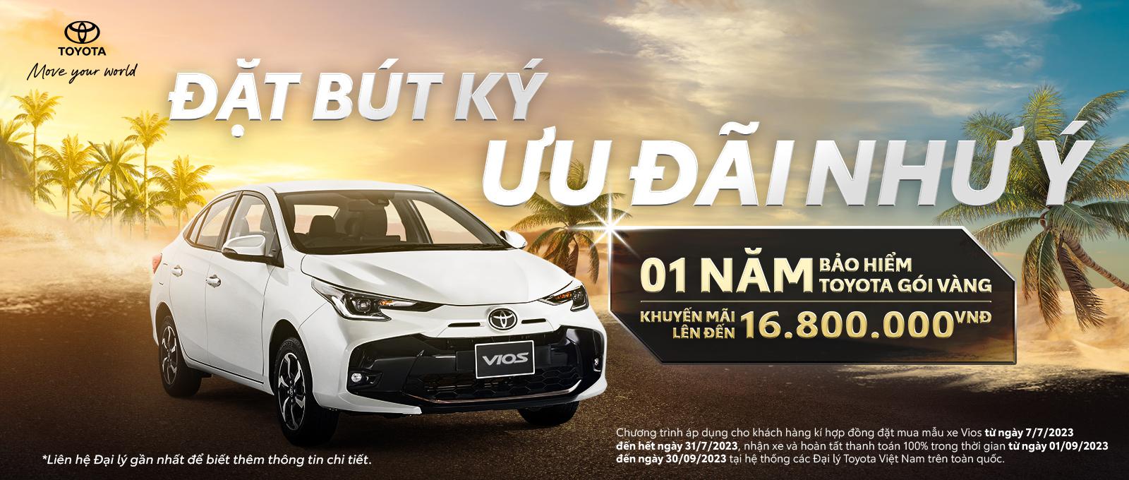 Toyota Hưng Yên khuyến mại mua xe Toyota Vios 2023