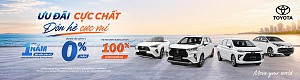 Toyota Hưng Yên triển khai chương trình khuyến mại siêu khủng trong tháng 7/2026